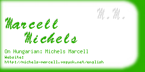 marcell michels business card